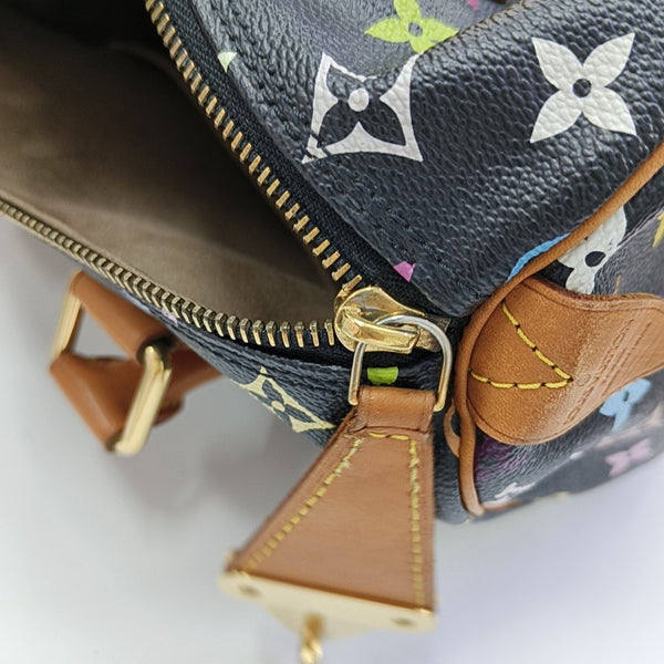 LV × TM SPEEDY 30 Monogram Coated Canvas Black
