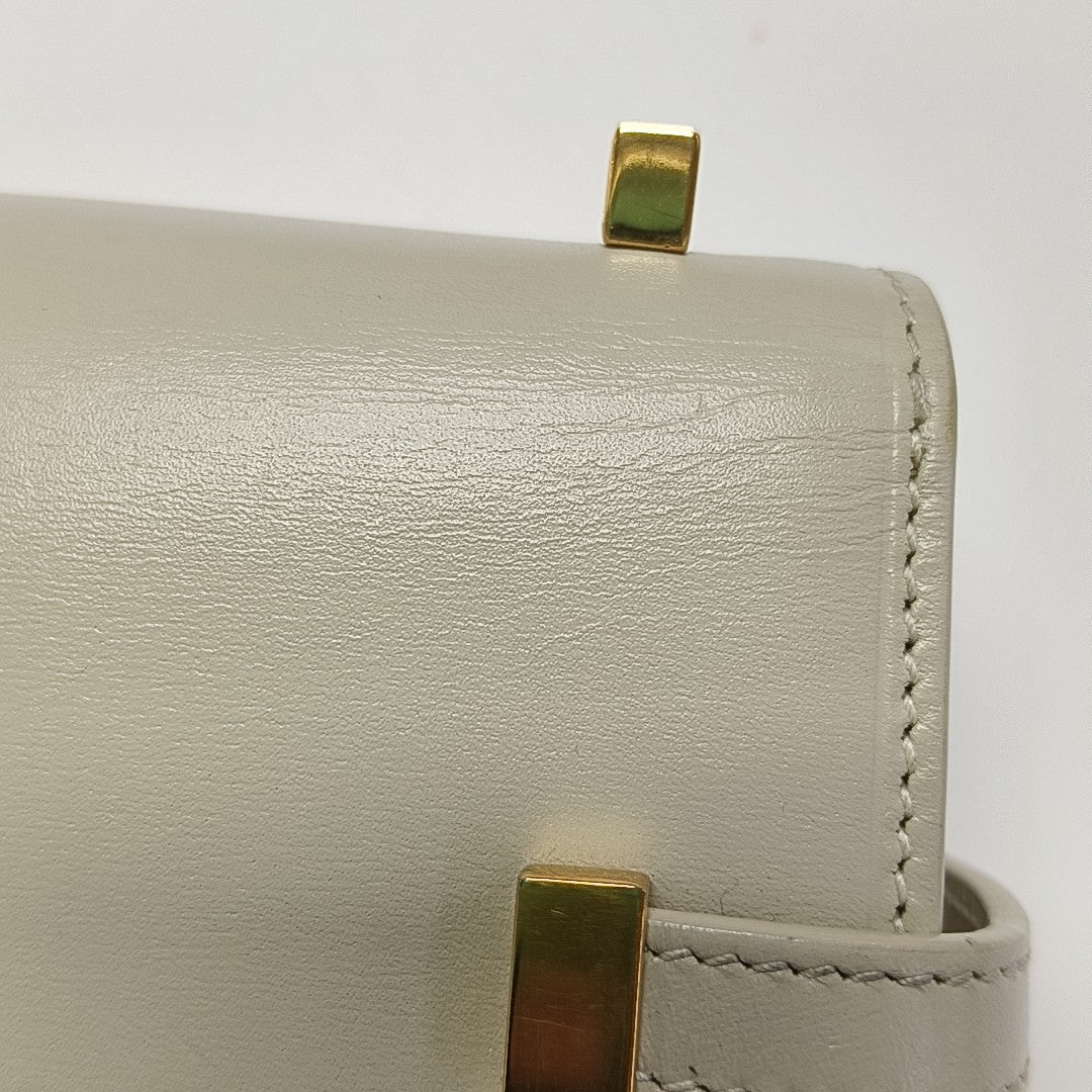 MANHATTAN Mini Calfskin White