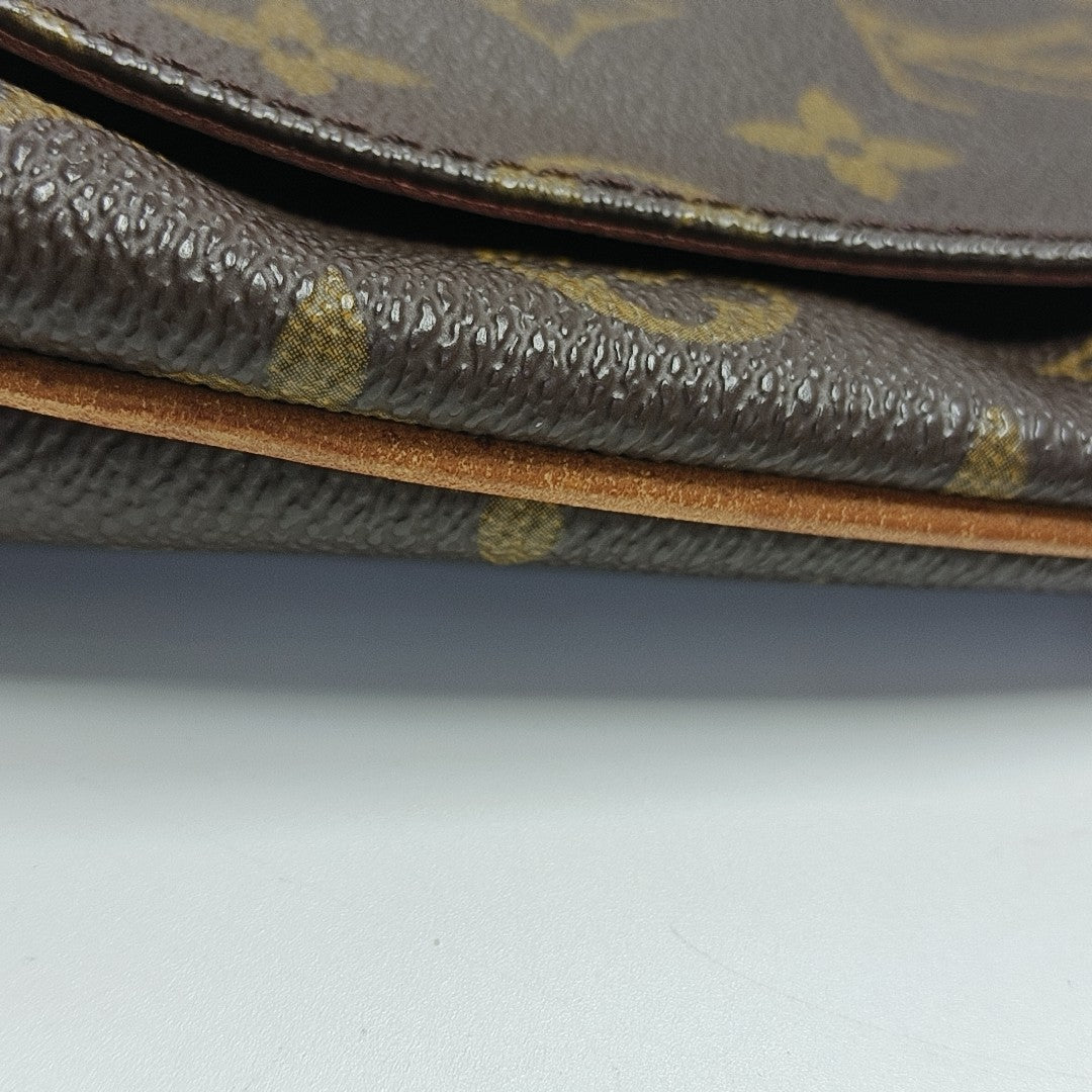 MUSETTE TANGO Monogram Coated Canvas Brown