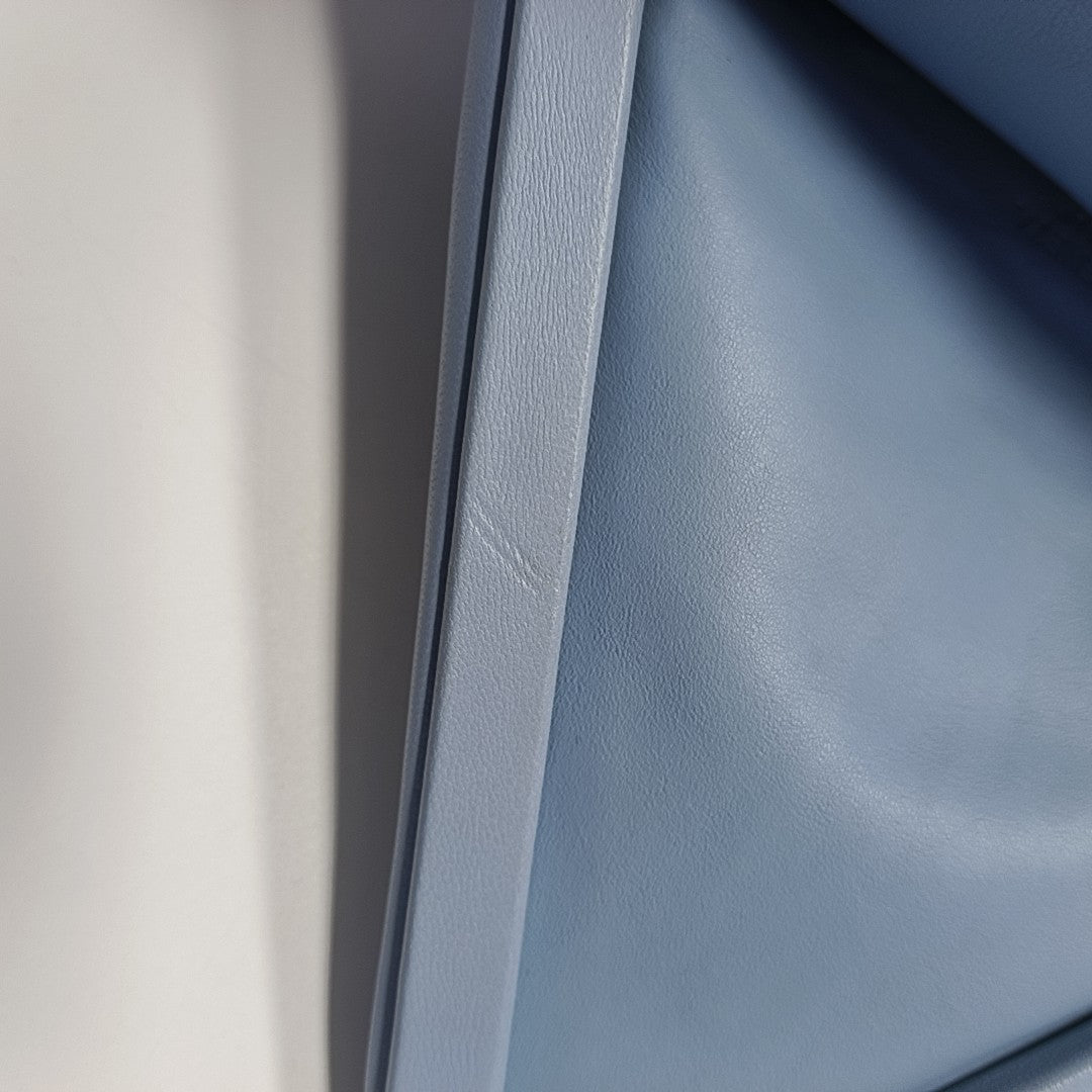 BV Trine Lambskin Blue