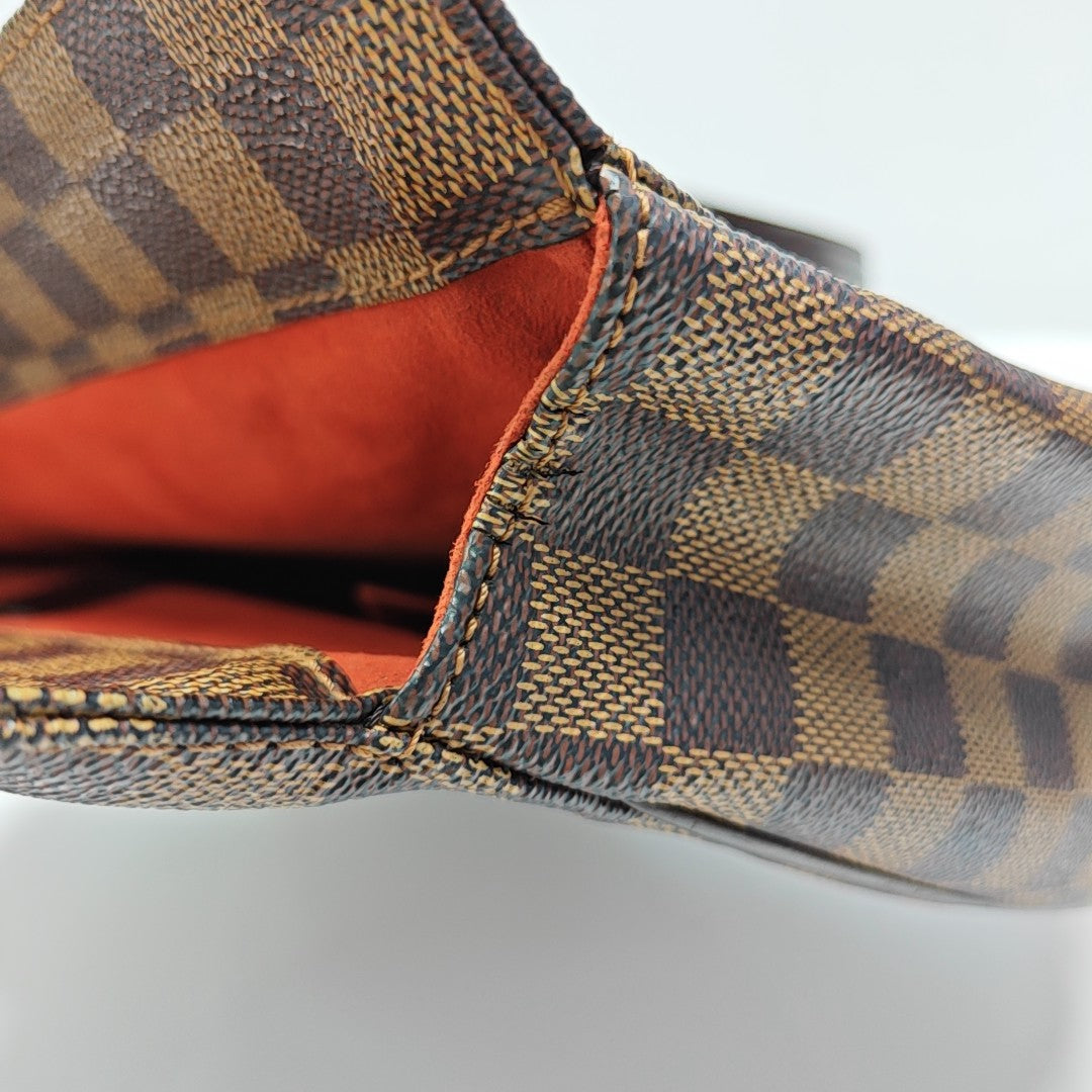 PARIOLI PM Damier Ebene Coated Canvas Brown