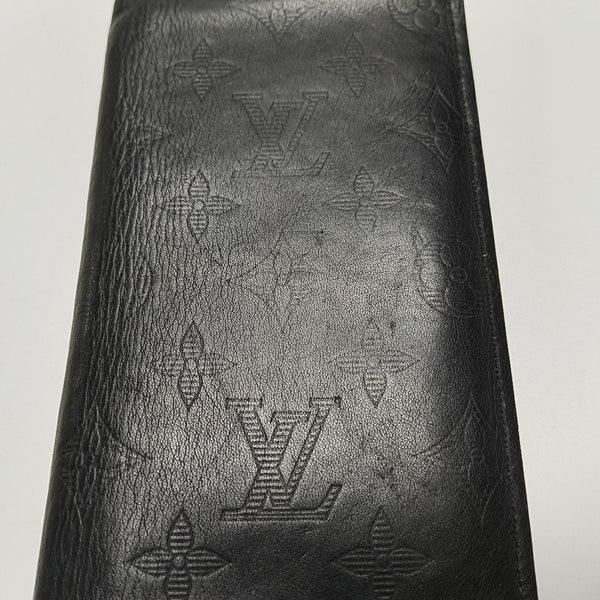 BRAZZA Monogram Calfskin Black Wallet