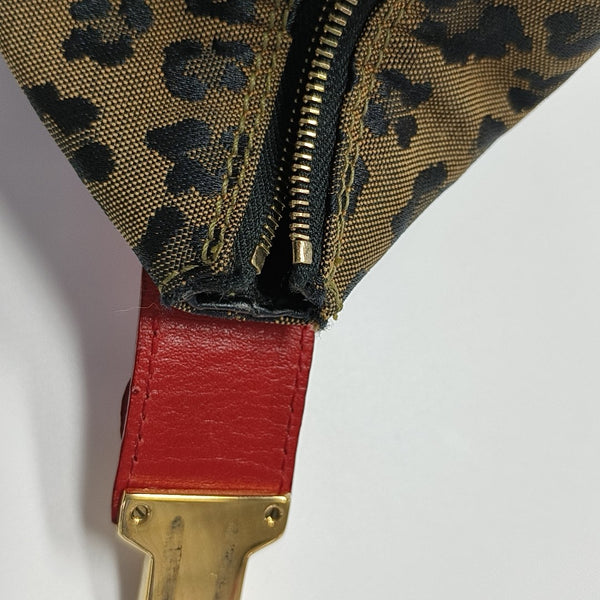 Canvas Top Handle Bag Brown