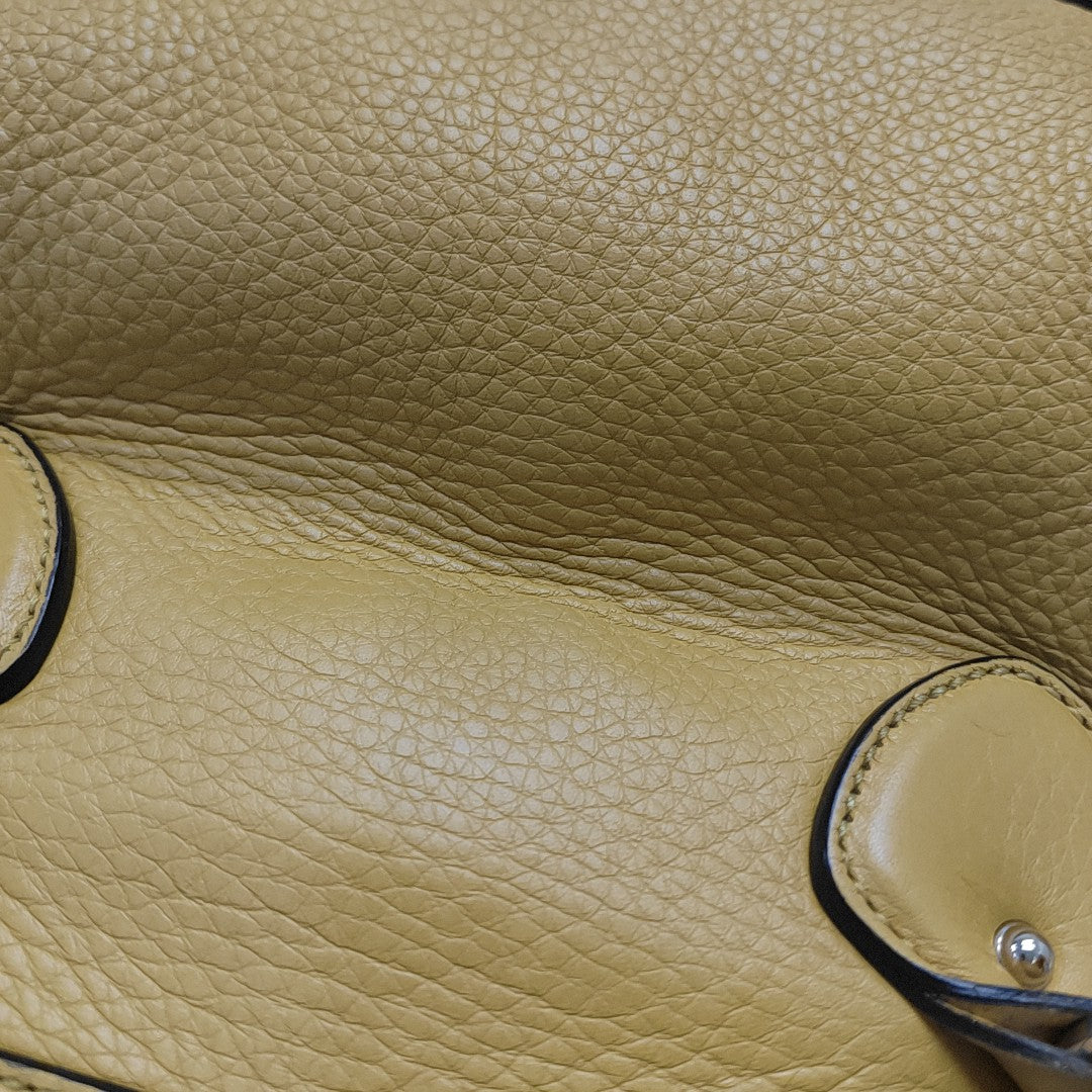 Bamboo 1947 Medium Calfskin Yellow