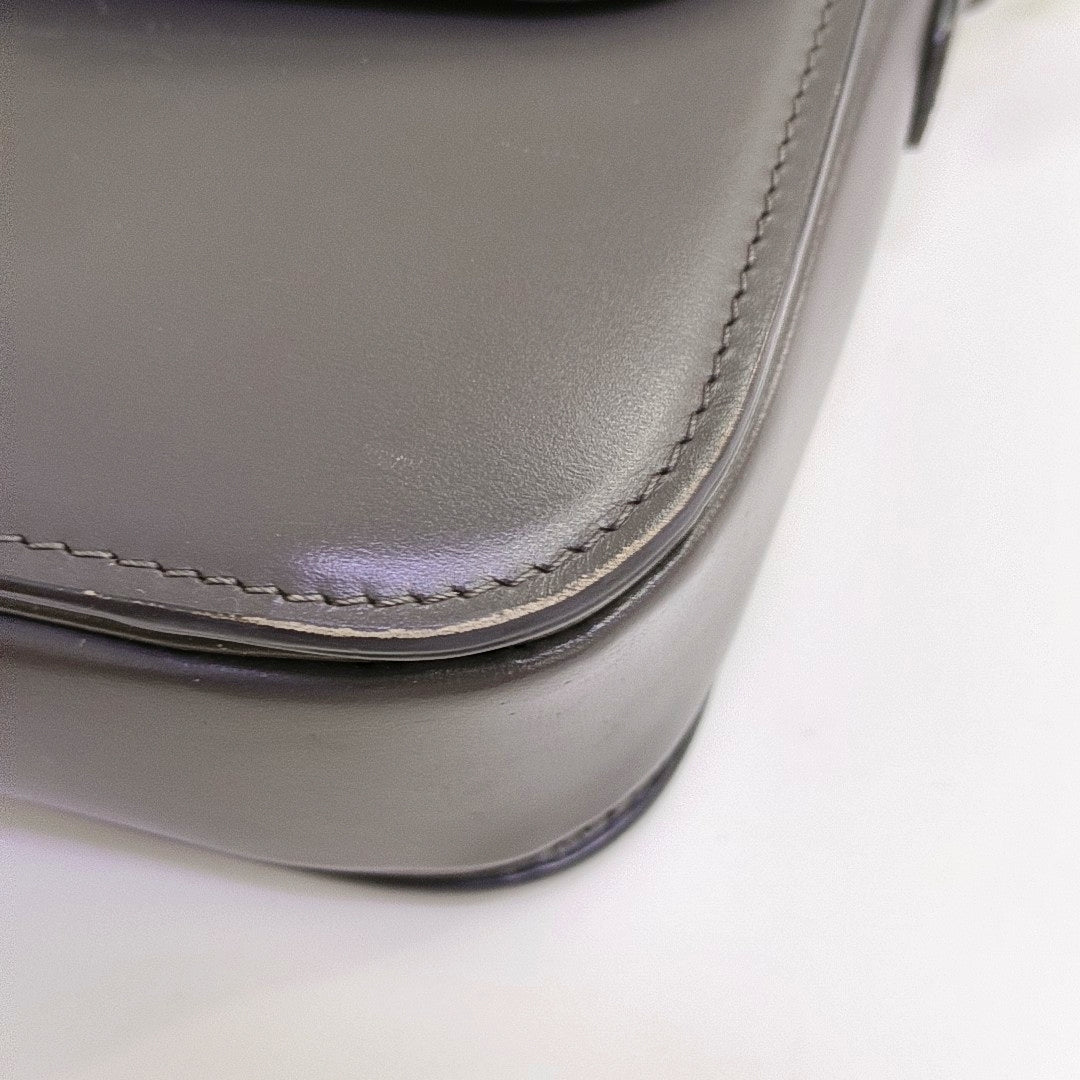 TRIOMPHE Medium Calfskin Gray