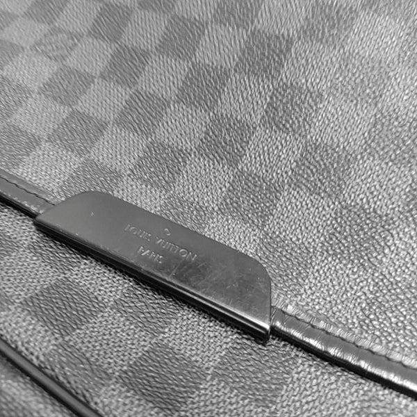 DANIEL Damier Graphite Coated Canvas Gray