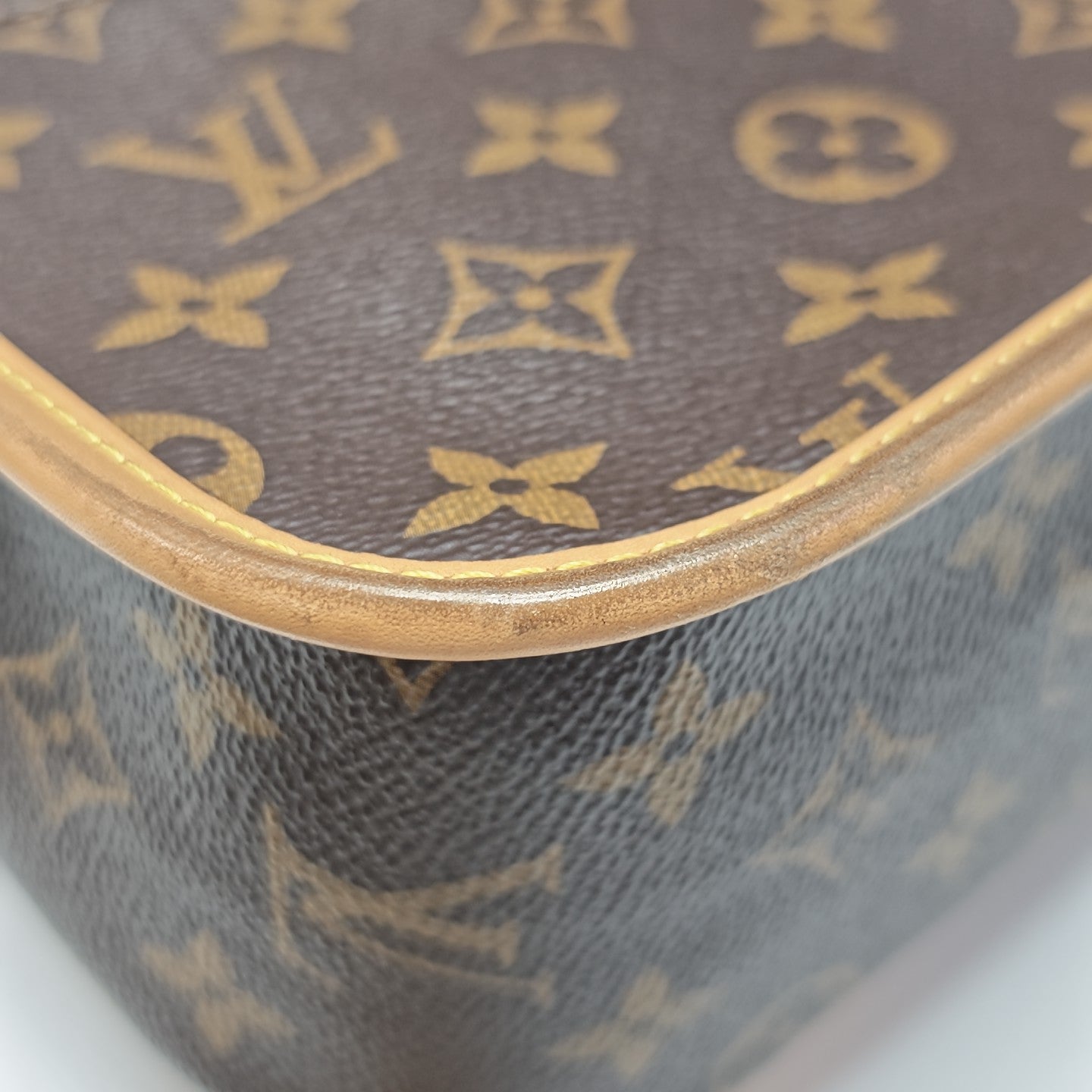 DIANE Monogram Coated Canvas Brown