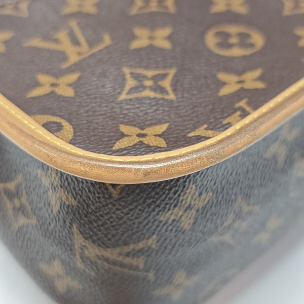 DIANE Monogram Coated Canvas Brown