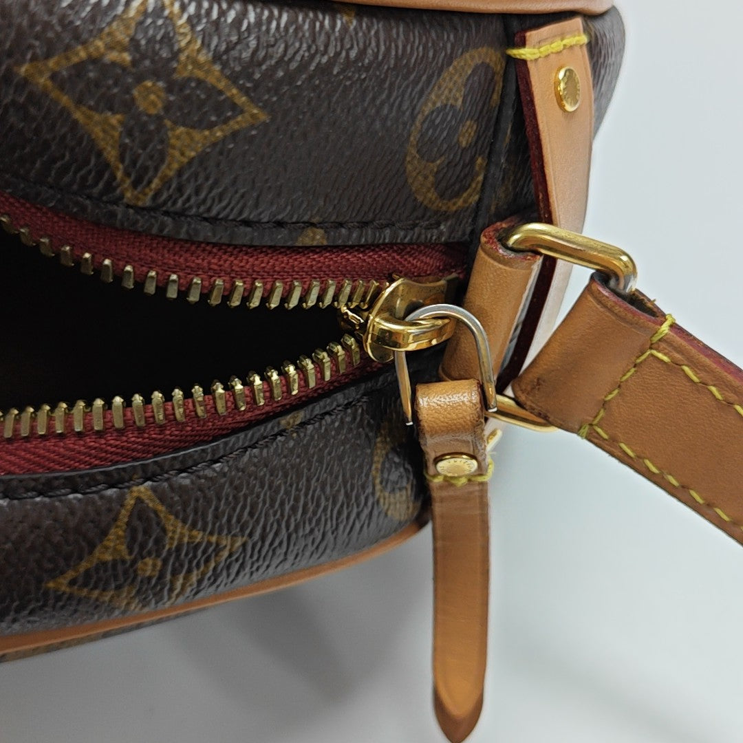BOITE CHAPEAU PM Monogram Coated Canvas Brown