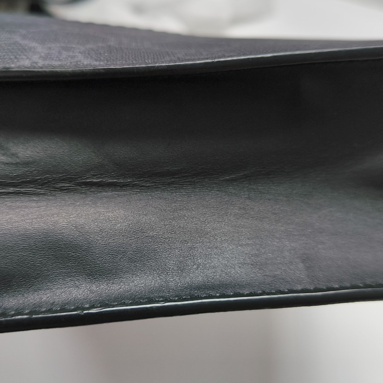 GG Supreme Monogram Coated Canvas Gray