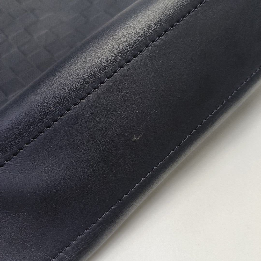 AVENUE Damier Calfskin Blue