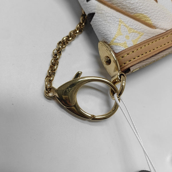 LV × TM VINTAGE MILLA Monogram Coated Canvas White