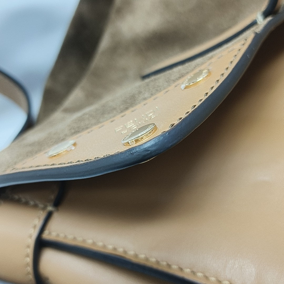 Flip Large Calfskin Brown