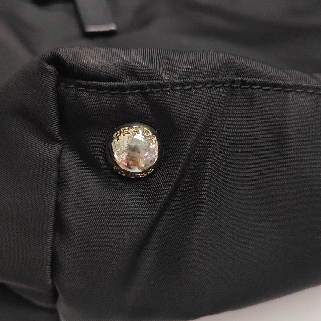 Nylon Tote Bag Black
