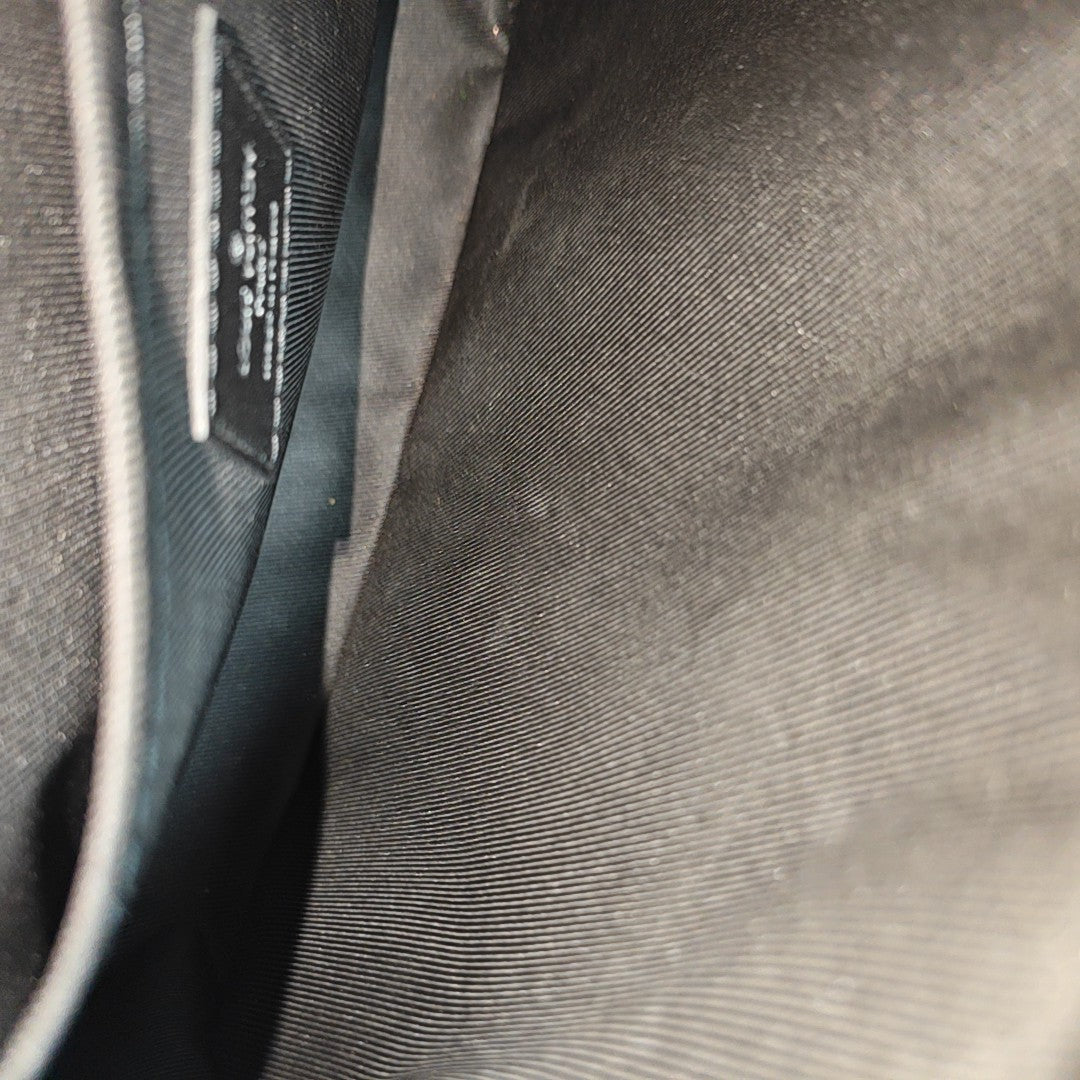 STEAMER Monogram Coated Canvas Black