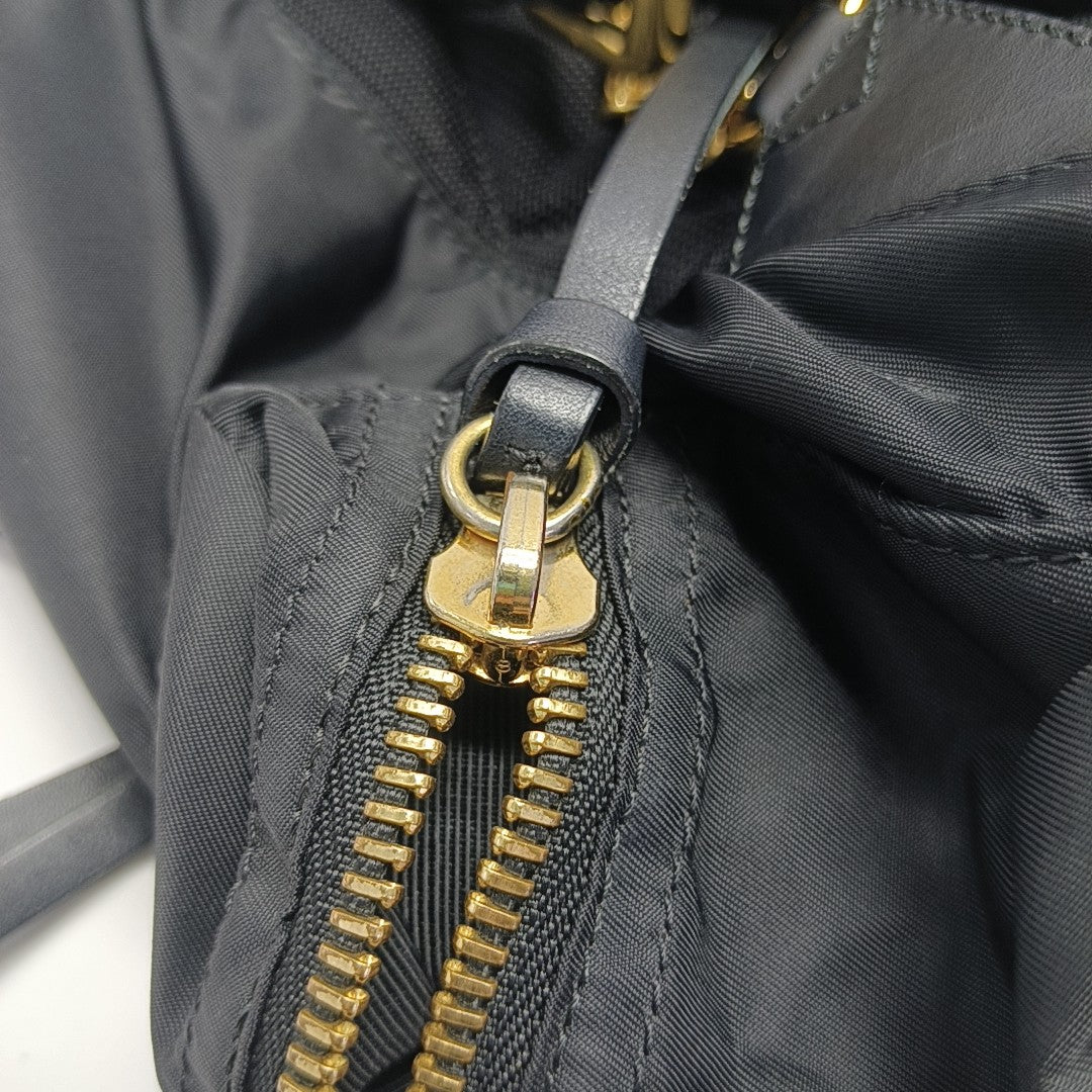 The Rucksack Medium Nylon Black