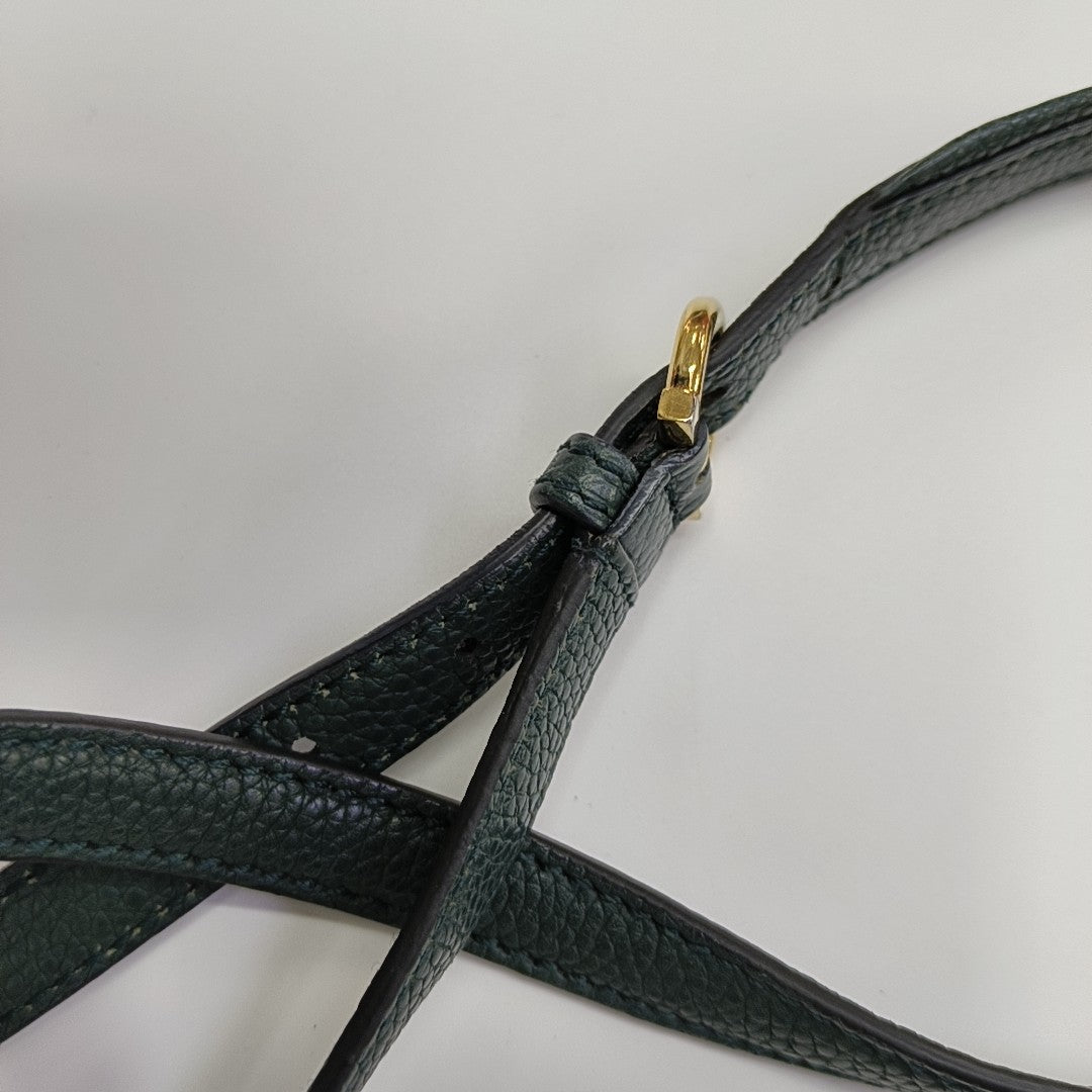 Calfskin Shoulder Bag Green