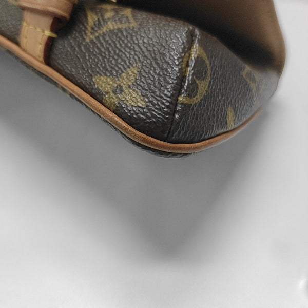 MARELLE Monogram Coated Canvas Brown