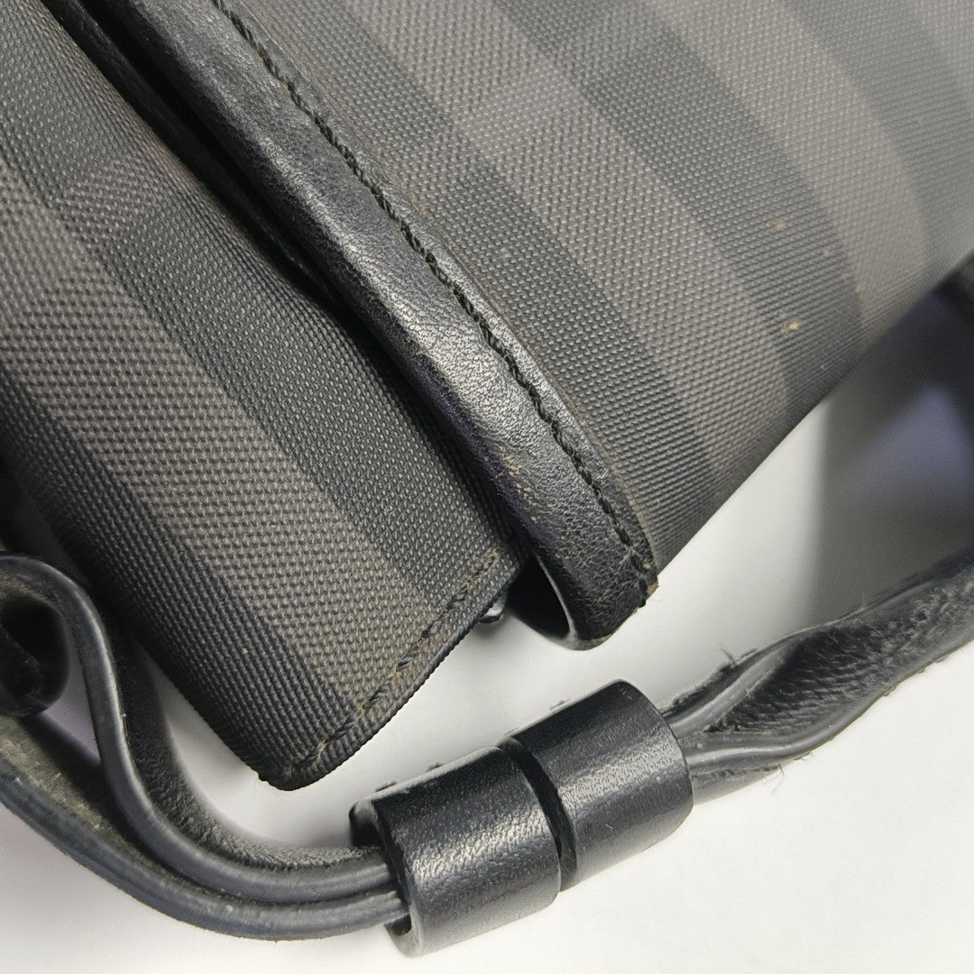 Coated Canvas Shoulder Bag Multicolor