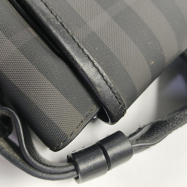 Coated Canvas Shoulder Bag Multicolor