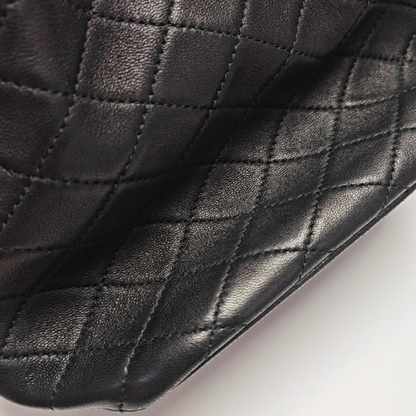 CASSANDRE Quilted Lambskin Black