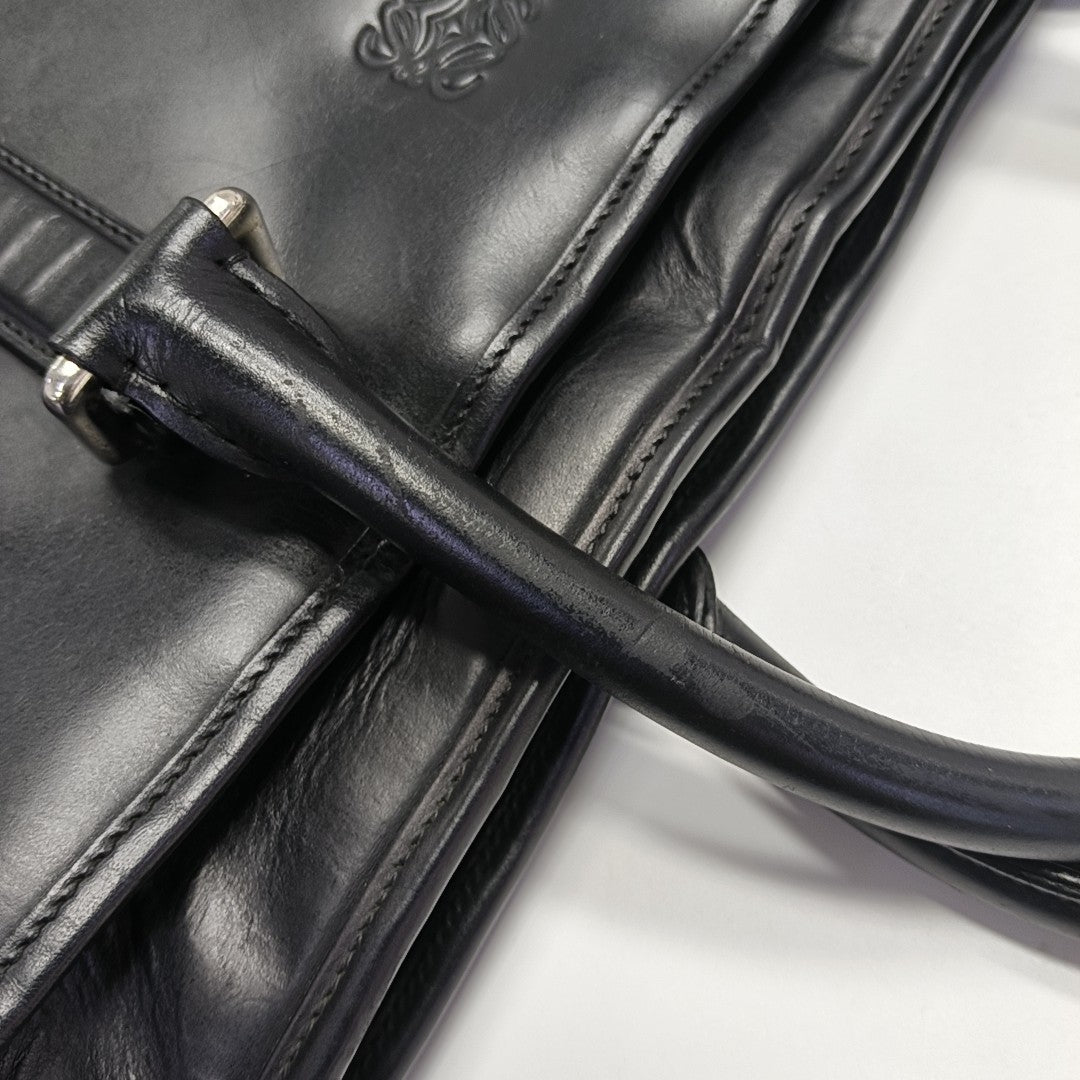Calfskin Shoulder Bag Black
