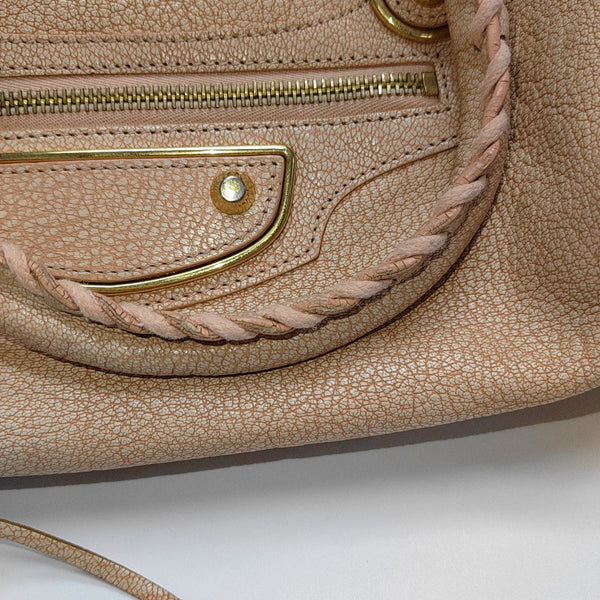 Classic Metallic Edge City Leather Pink