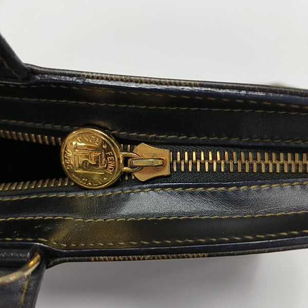 Coated Canvas Shoulder Bag Multicolor