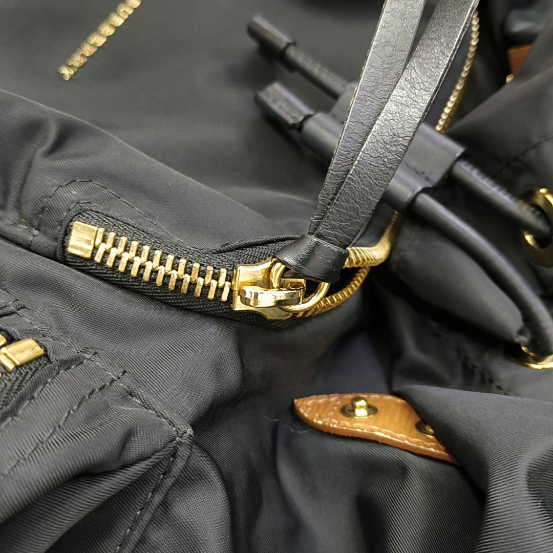 The Rucksack Nylon Black