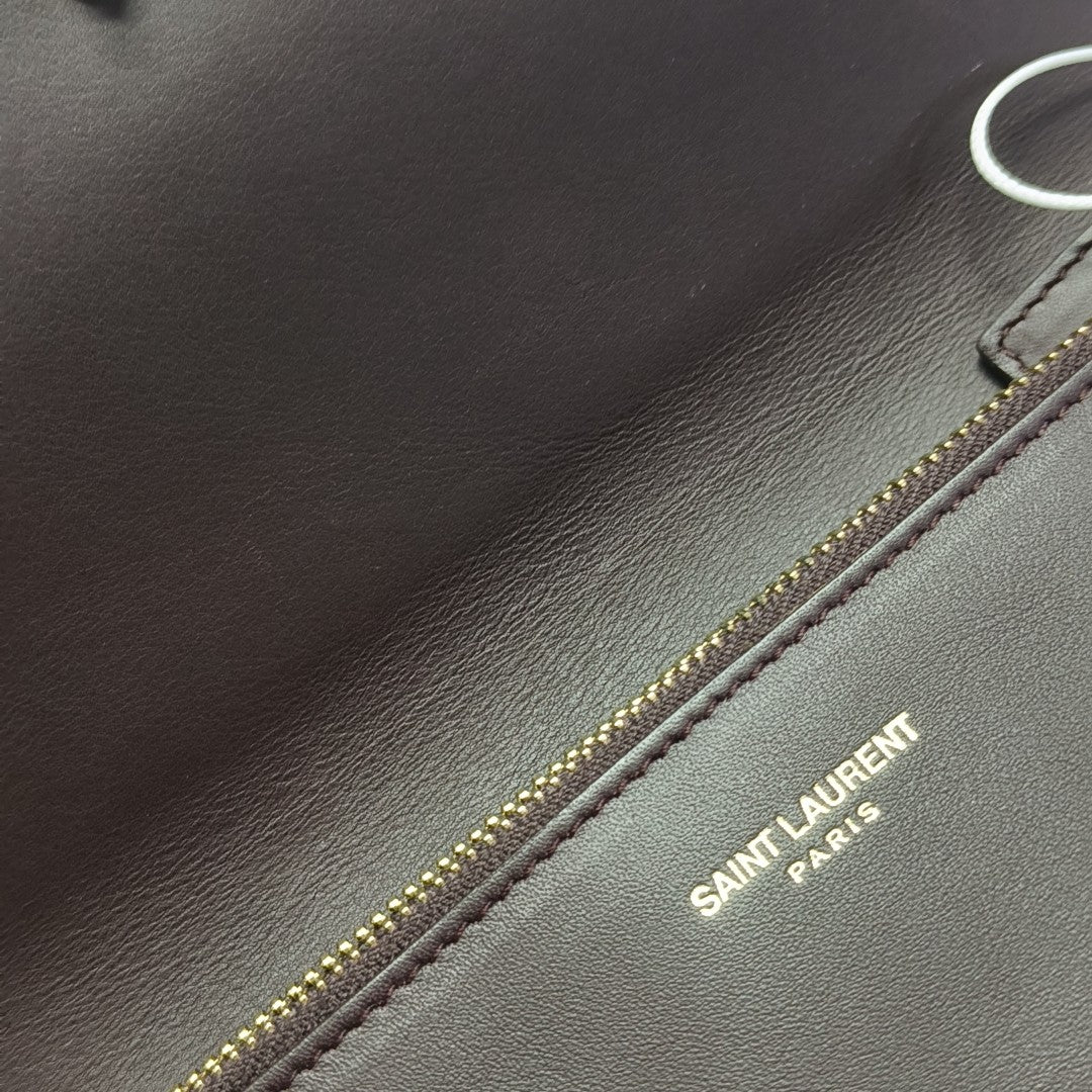 CHYC Y LIGNE Calfskin Red Wallet