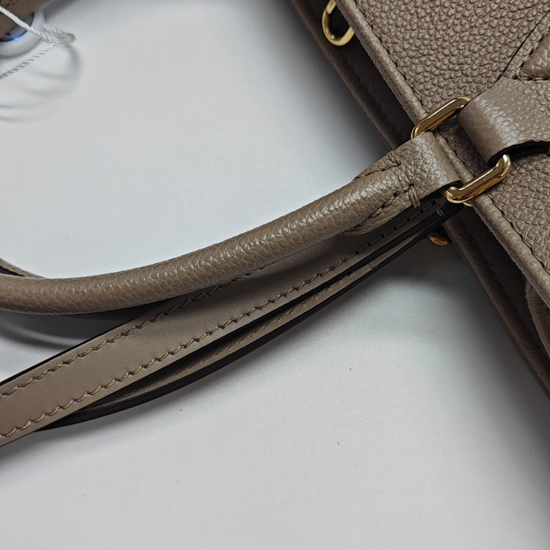 ONTHEGO MM Monogram Calfskin Gray