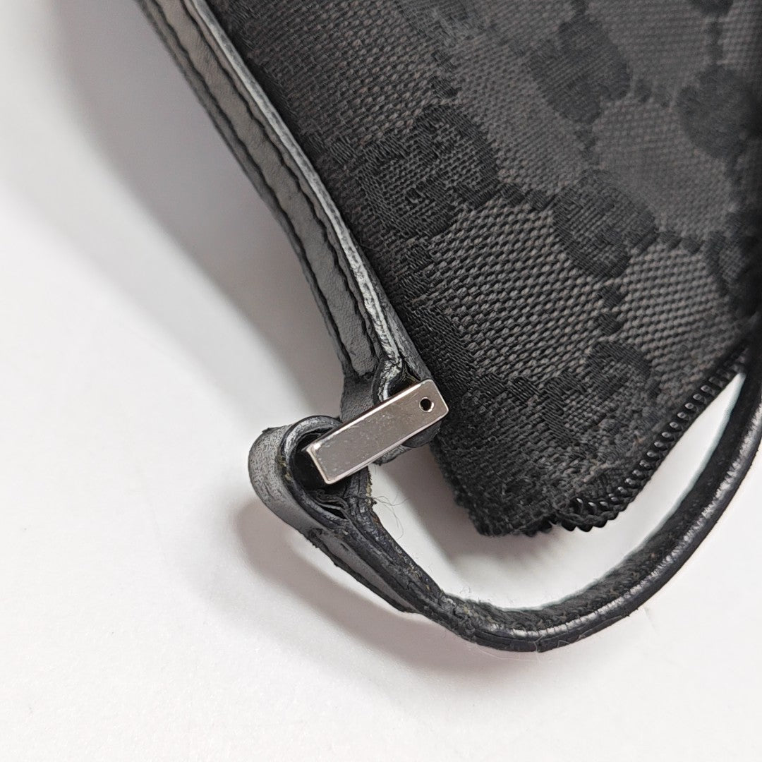 Boat Pochette Monogram Canvas Black