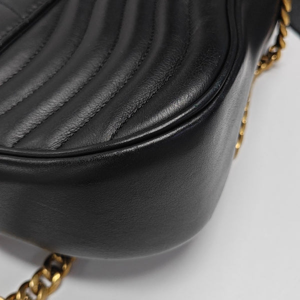 NEW WAVE MM Quilted Calfskin Black