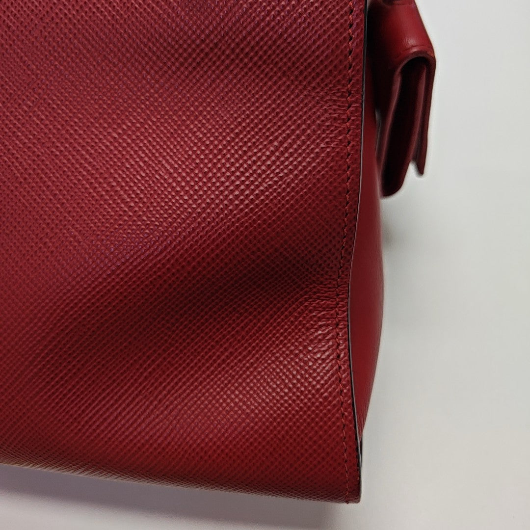 Monochrome Calfskin Red