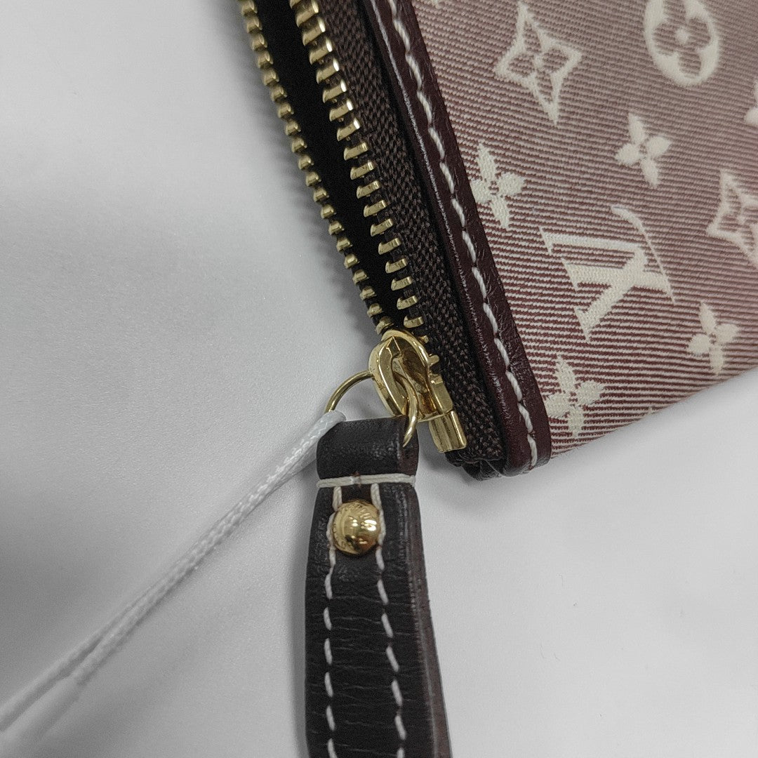 Monogram Canvas Coin Purse Red