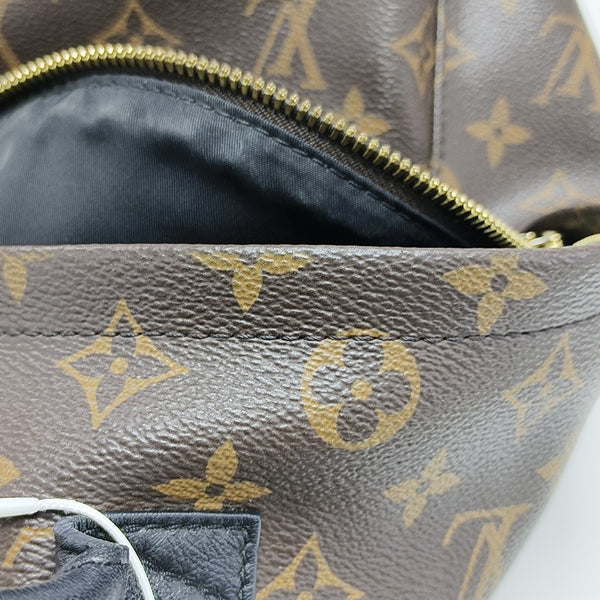 PALM SPRINGS PM Monogram Coated Canvas Brown