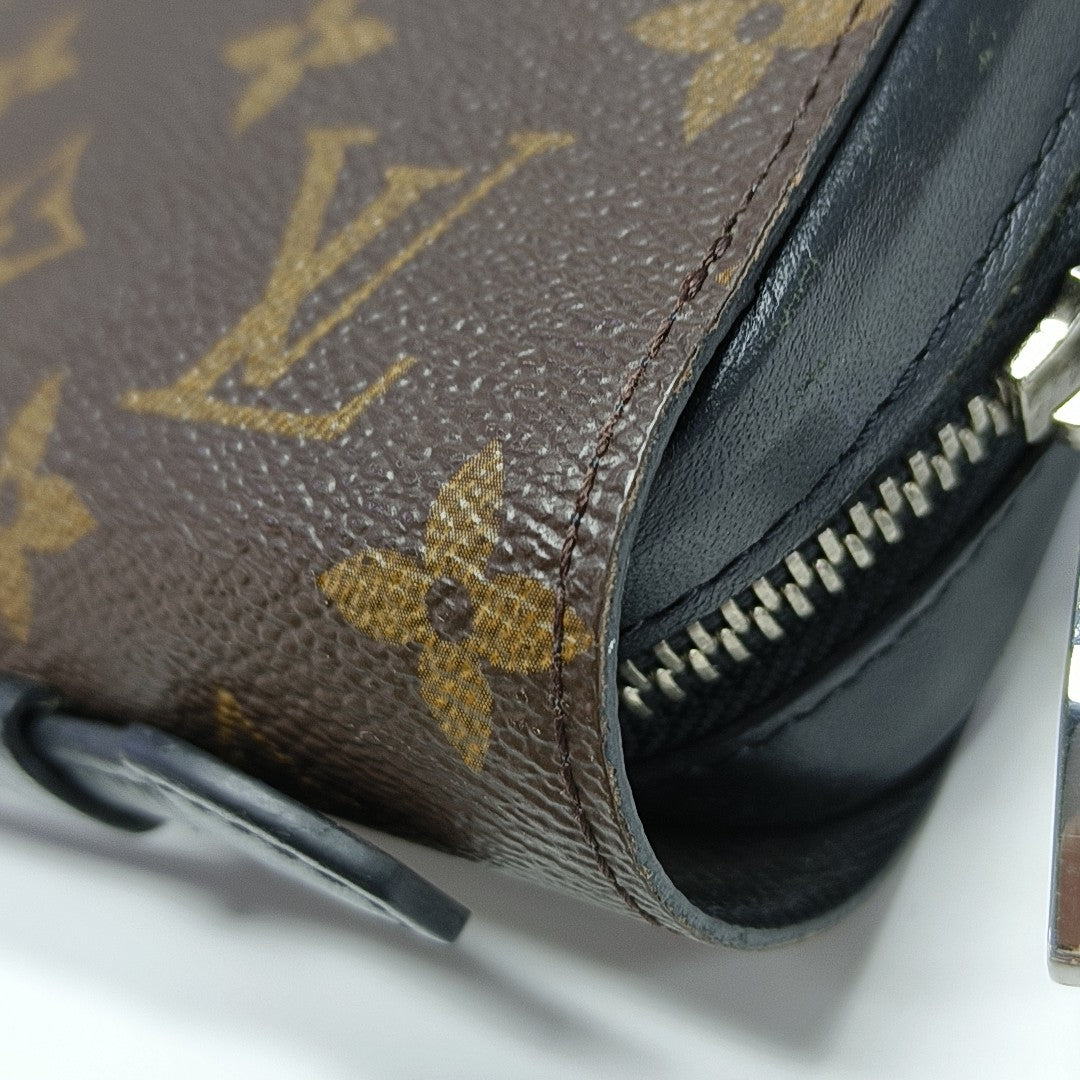 Monogram Coated Canvas Wallet Brown