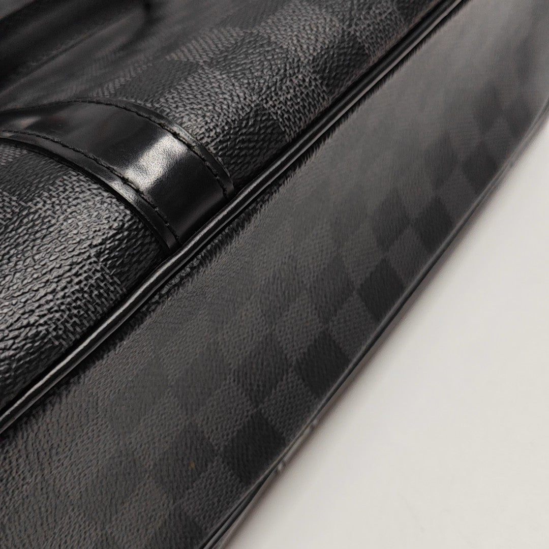 TADAO PM Damier Graphite Coated Canvas Gray