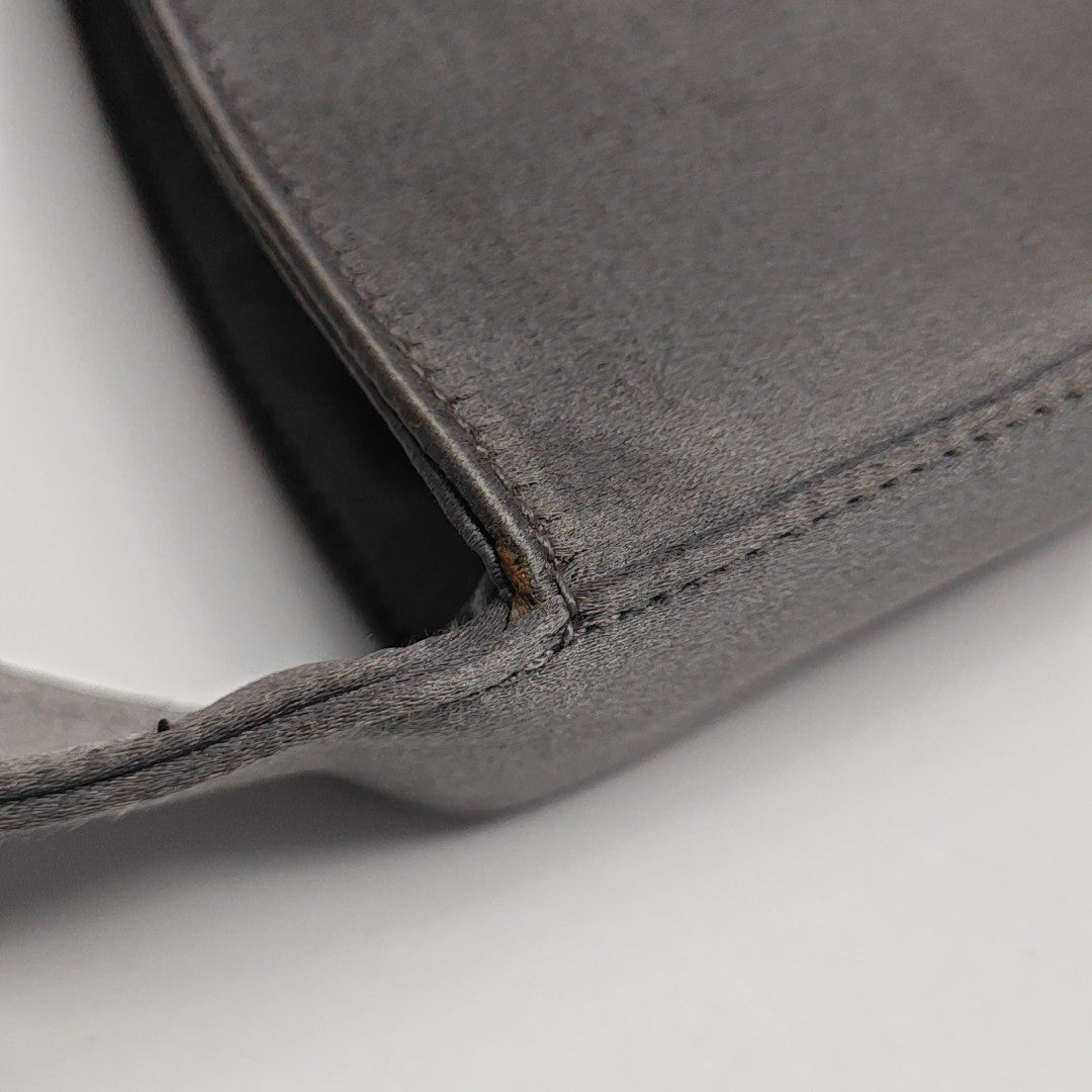 Fabric Top Handle Bag Gray