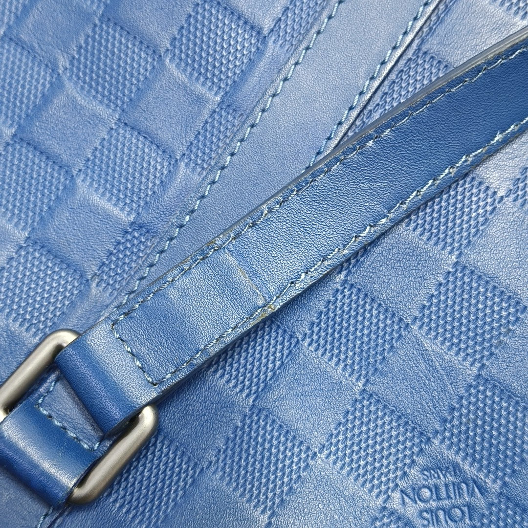 TADAO PM Damier Calfskin Blue