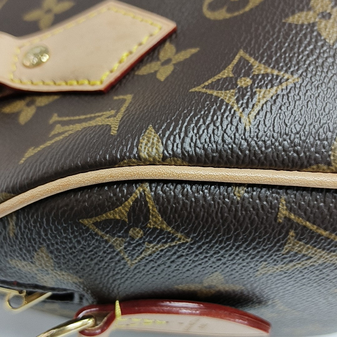 SPEEDY 20 Monogram Coated Canvas Brown