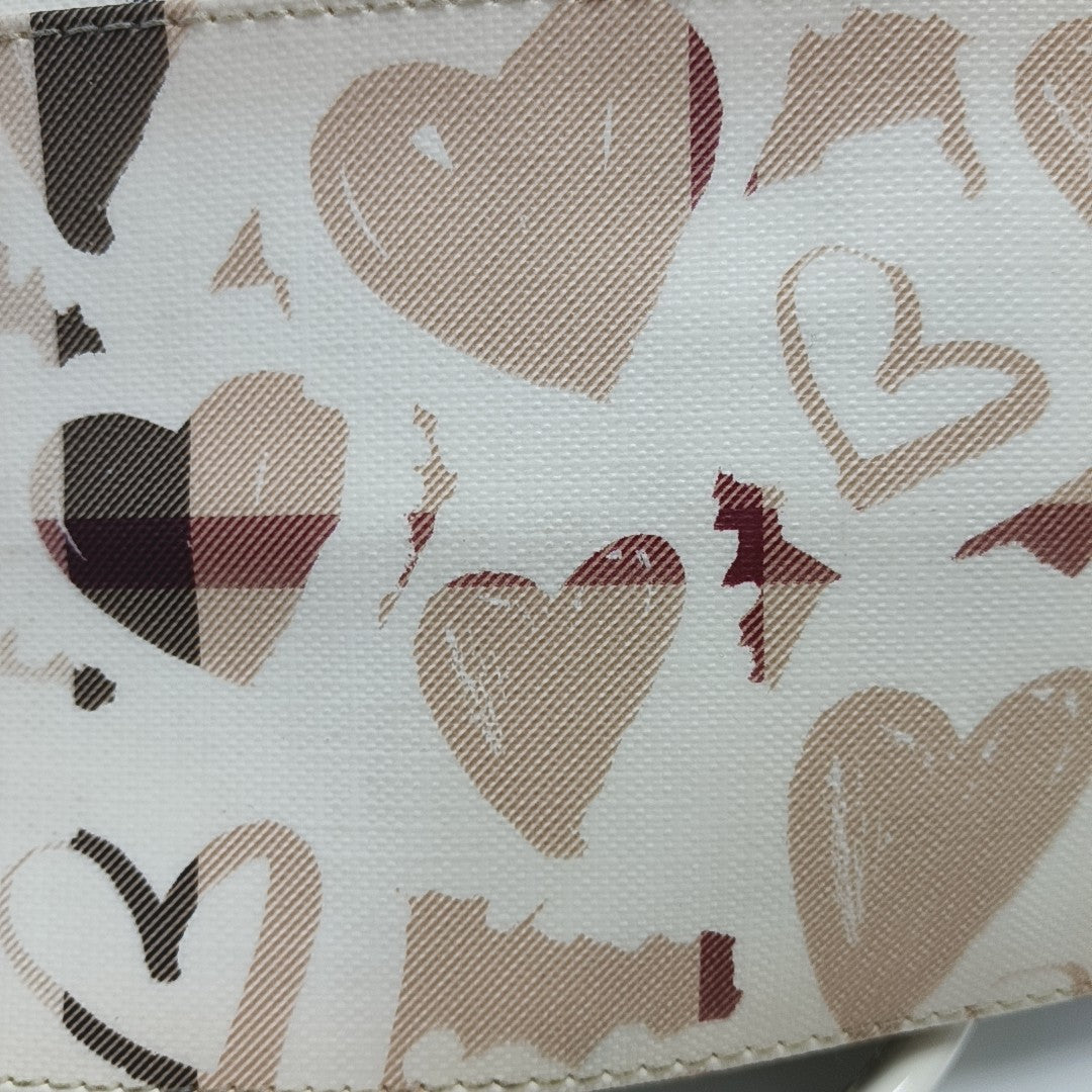 Coated Canvas Top Handle Bag White