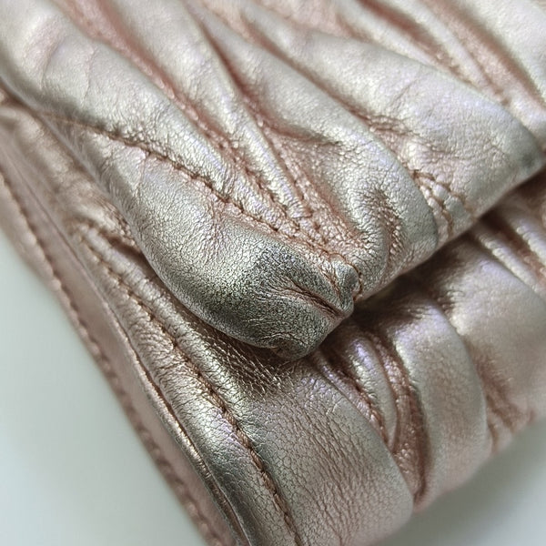 Quilted Lambskin Shoulder Bag Pink
