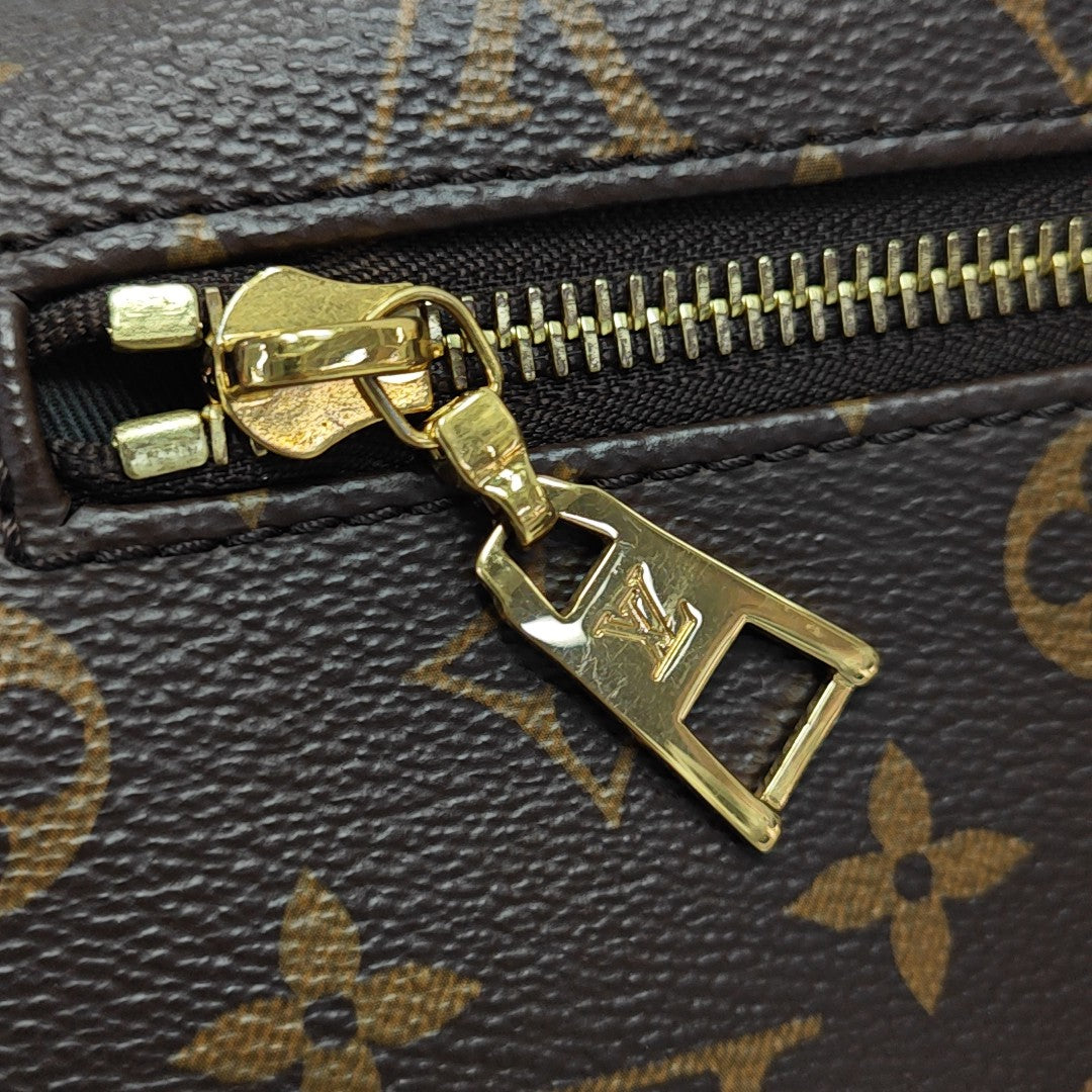BUMBAG Monogram Coated Canvas Brown