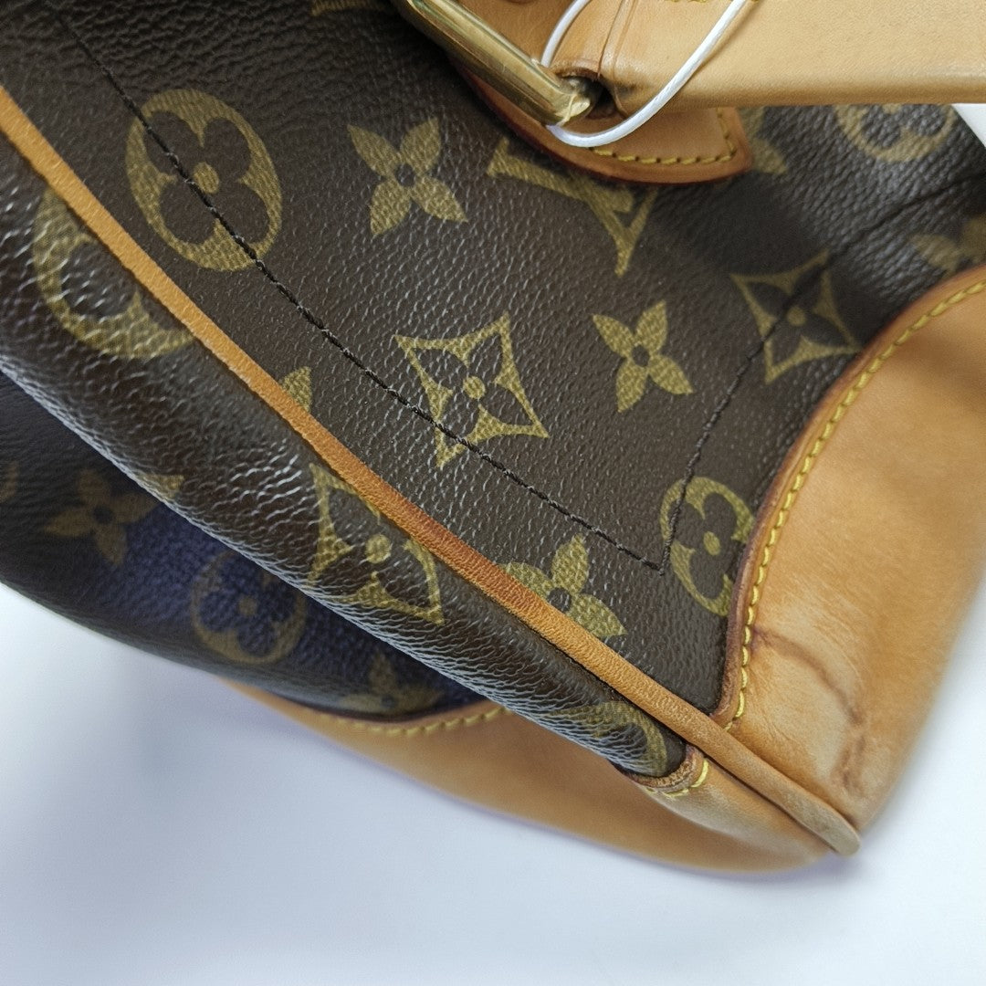 BEVERLY GM Monogram Coated Canvas Brown