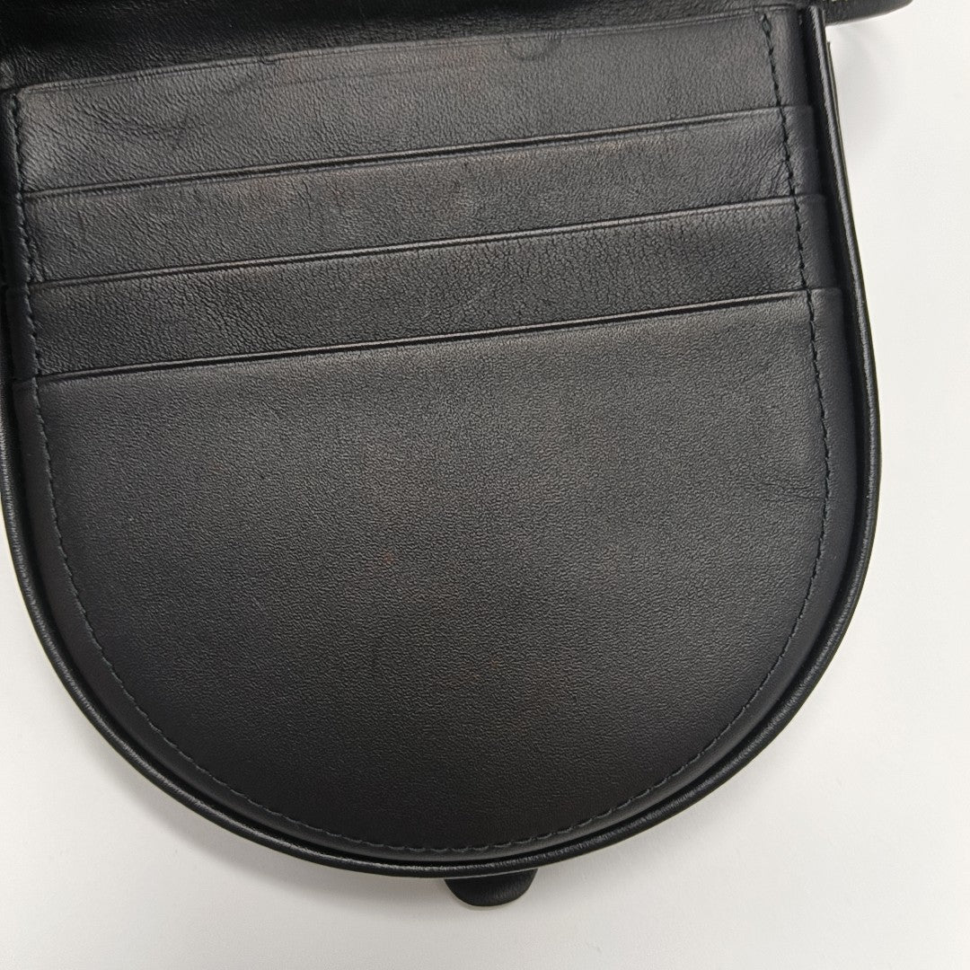 Heel Small Calfskin Black