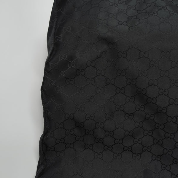 Monogram Nylon Tote Bag Black