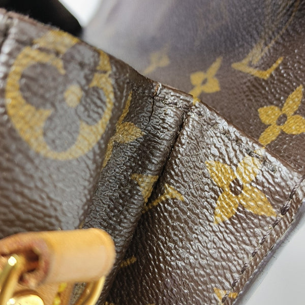 MÉTIS MM Monogram Coated Canvas Brown