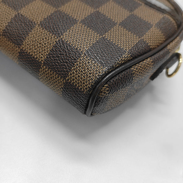 IPANEMA Damier Ebene Coated Canvas Brown