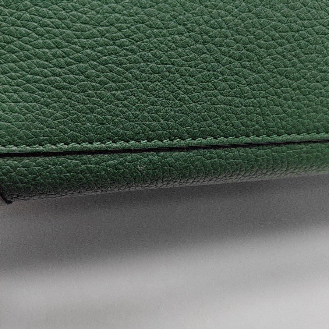 Authenticated pre-owned  Amazona Calfskin Green - Shoulder Bag at Looply